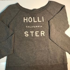 Hollister Grey Sweater Large